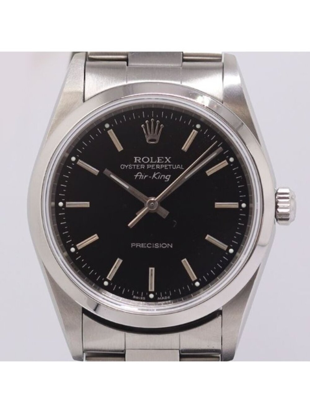 Rolex Air King Automatic Black Dial Watch
